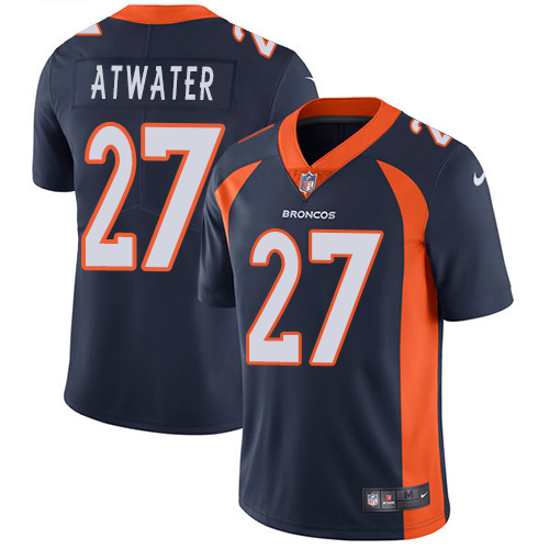 Nike Broncos #27 Steve Atwater Navy Blue Alternate Men's Stitched NFL Vapor Untouchable Limited Jersey